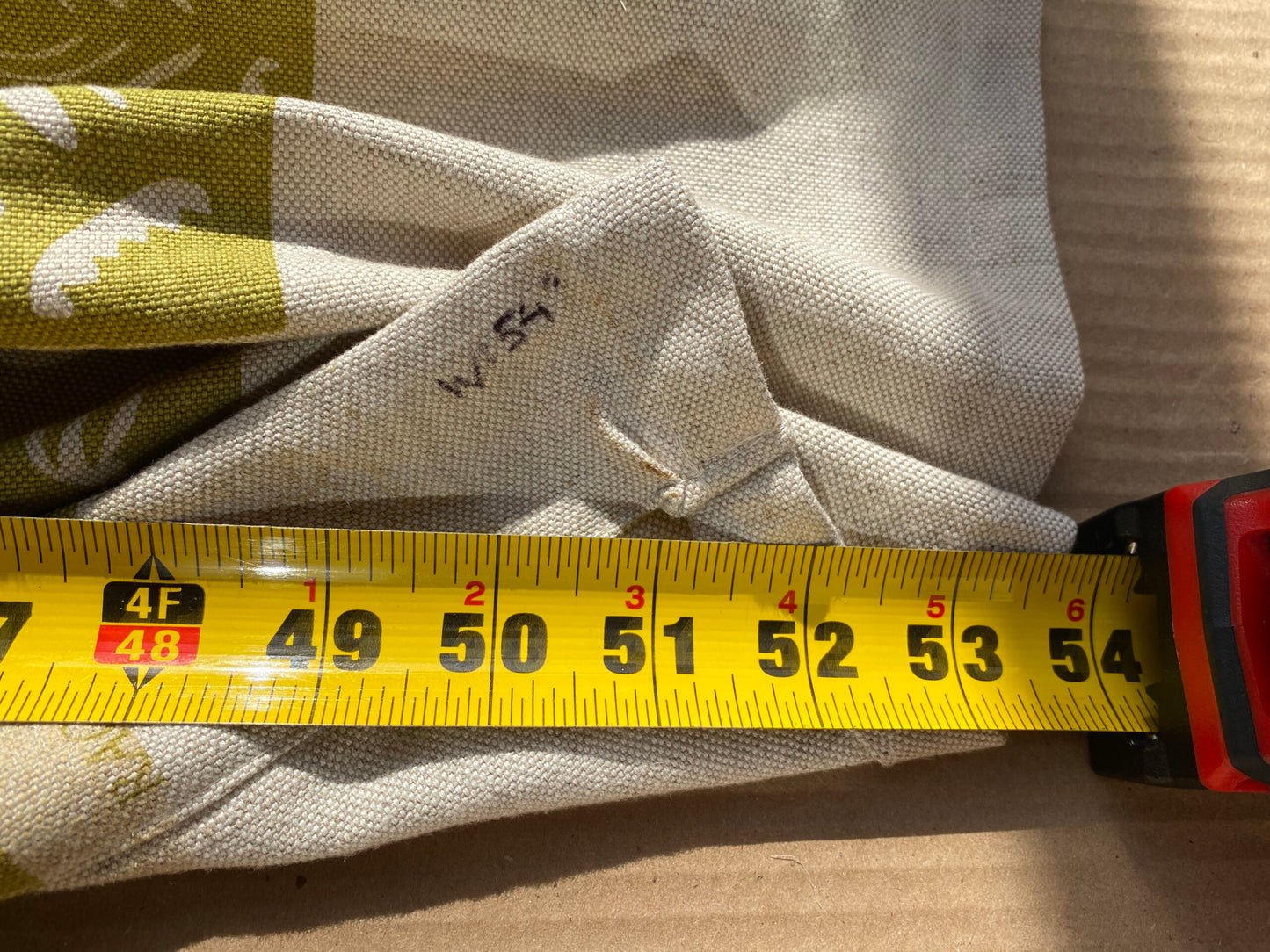 4 BerkBox94 Raoul Textile Line Hand Print Made in US Oahu Green White Square Medallion Ikat Geometric 1.5yd x 54"W MSRP $300+/y