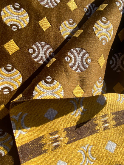 25 Berkbox103 Square Scalamandre Colony Collection Raku Mordore Brown Geometric Small Scale