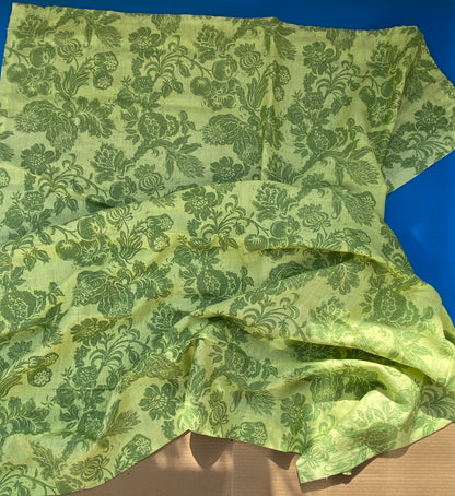 6 BerkBox94 Raoul Textile Line Hand Print Made in US Pomegranate Green Fruit Tree Foliage MSRP $300+/y