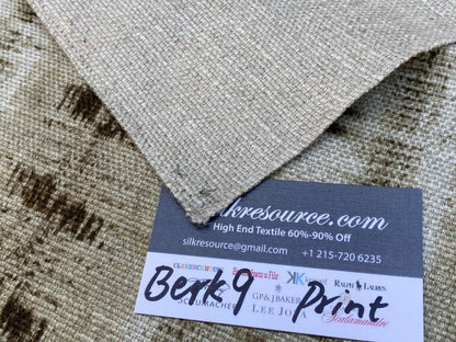 2 Berkbox9 Length Scalamandre Print 27x27 Inches Brown, White And Tan