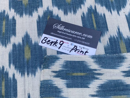 5 Berkbox9 Length Scalamandre Print 29x26 Inches Green, Blue And White