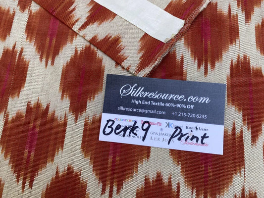 8 Berkbox9 Length Scalamandre Print 27x24 Inches Red And White