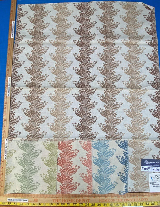 Scalamandre Denise Stripe Linen - Caramel