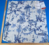 12 Berkbox9 Length Scalamandre Print 27x27 Inches Yosca Blue