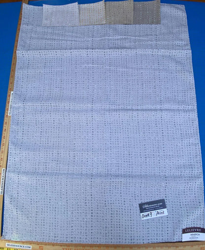 13 Berkbox9 Length Scalamandre Print 35x28 Inches Arabica Glacier