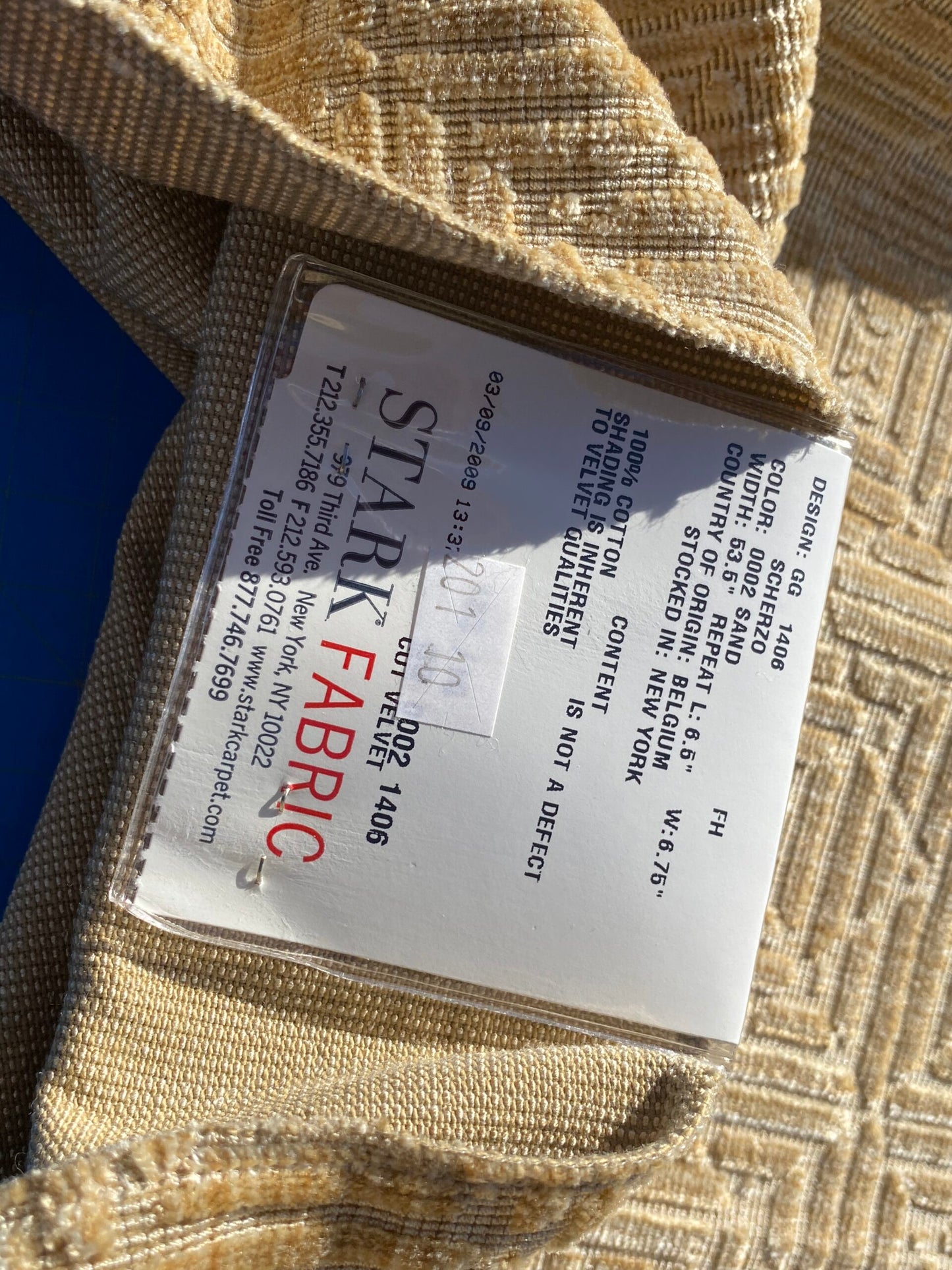 6 Berkbox104 Square Scalamandre Scherzo Sand Beige Geometric Small Scale Texture