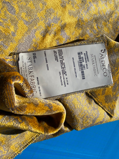 8 Berkbox104 Square Scalamandre Aldeco Fragment Artisans Gold Brown Abstract Velvet