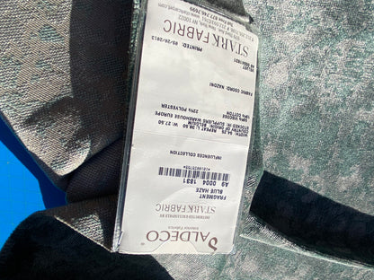 10 Berkbox104 Square Scalamandre Aldeco Fragment Blue Haze Abstract Velvet