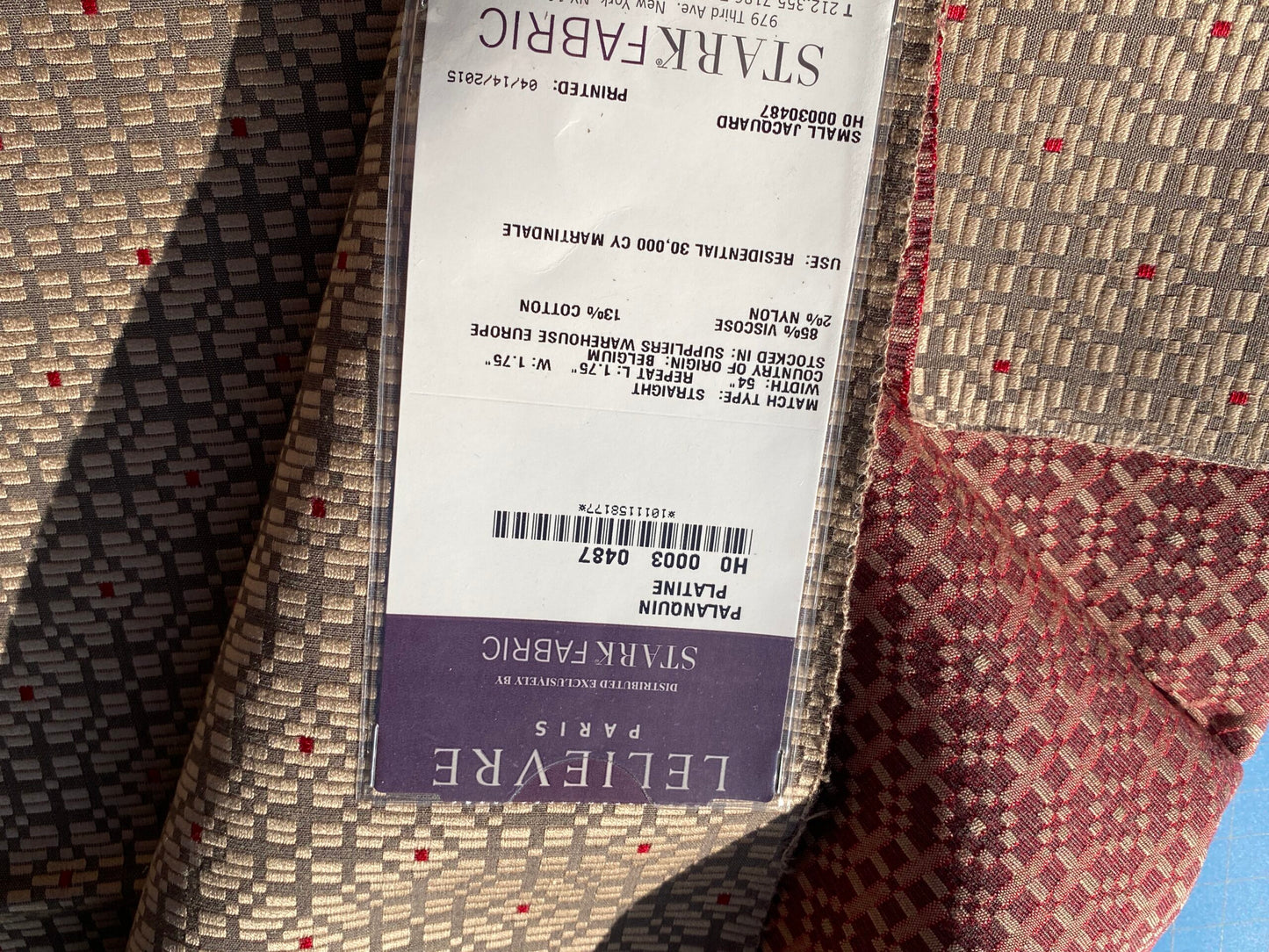 18 Berkbox104 Square Scalamandre Lelievre Paris Palanquin Platine Gray Small Scale Texture