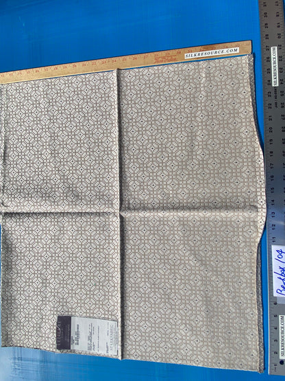 23 Berkbox104 Square Scalamandre Lelievre Paris Palanquin Dune Light Brown Small Scale Texture