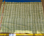 19 BerkBox94 Raoul Textile Line Hand Print Made in US Green Beige Stripe Small Scale MSRP $300+/y