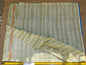 21 BerkBox94 Raoul Textile Line Hand Print Made in US Green Beige Stripe Small Scale 1.6Y X 48"W MSRP $300++/y
