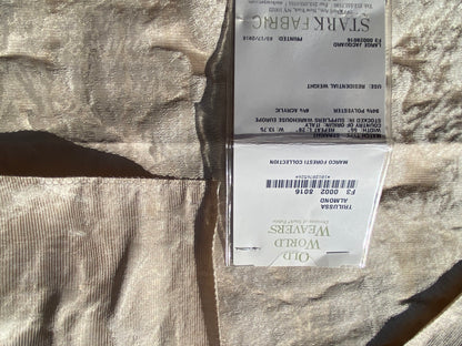 33 Berkbox104 Square Scalamandre Old World Weavers Trilussa Almond Light Brown Abstract Jacquard