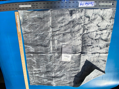 34 Berkbox104 Square Scalamandre Old World Weavers Trilussa Light Grey Abstract Jacquard