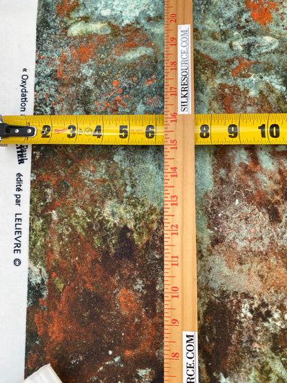 2yard+ Printed Fabrics by Jean Paul Gaultier Lelievre Oxydation Jade Cotton Abstract Starry Sky Mineral Green MSRP USD 500+/yard