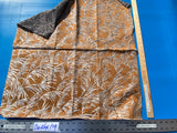 39 Berkbox104 Square Scalamandre Lelievre Paris Graminae Brown White Tropical Jacquard Woven