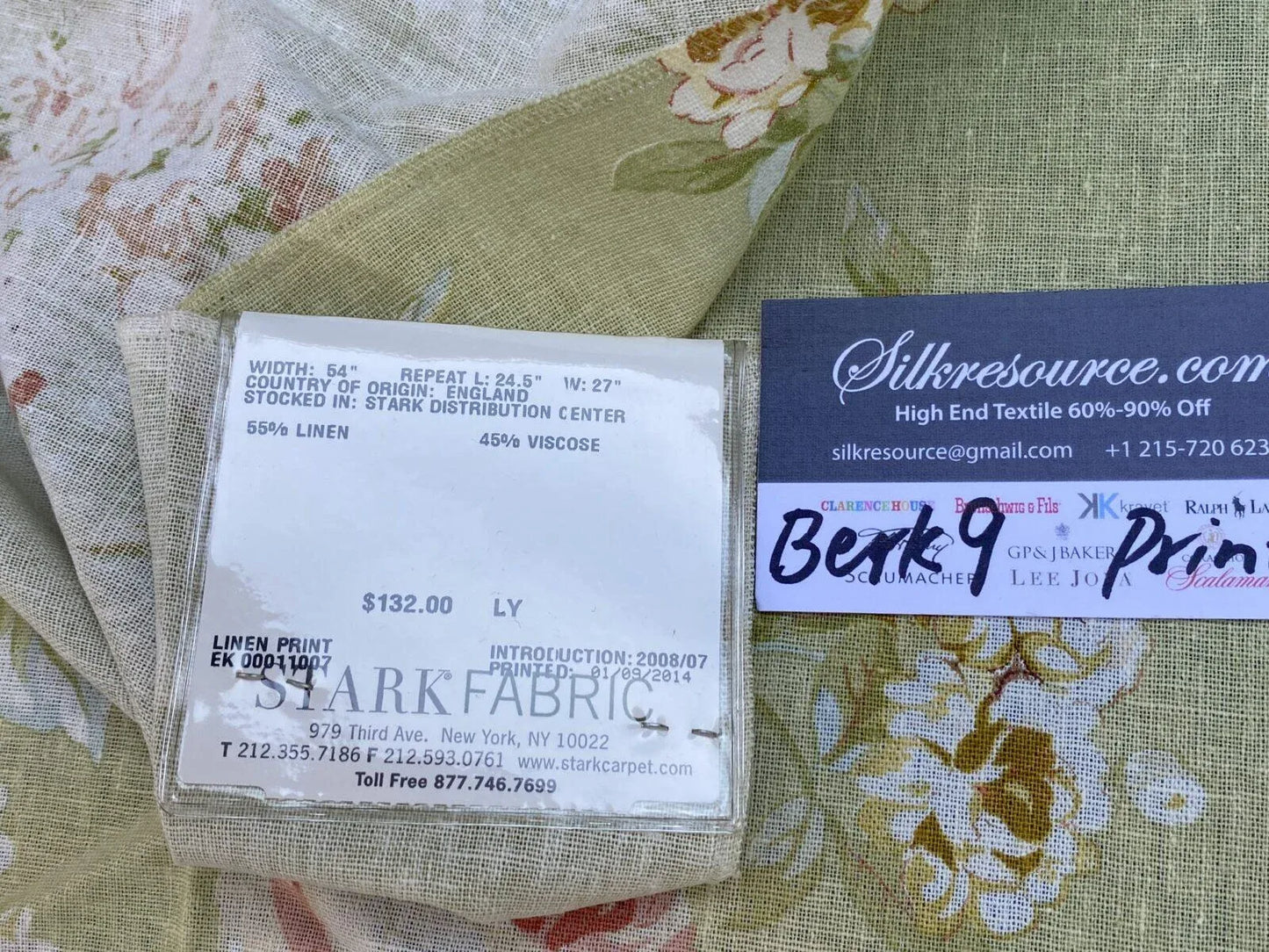 21b Berkbox9 Length Scalamandre Print 18x27 Inches Vivian Print Spring