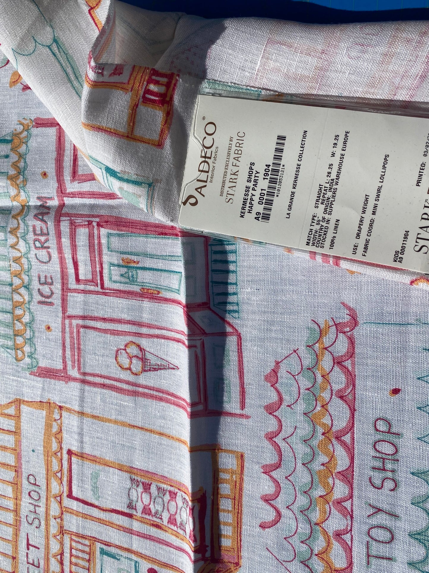 52 Berkbox104 Square Scalamandre Aldeco Kermesse Shops Happy Party White Linen Kids Nursery