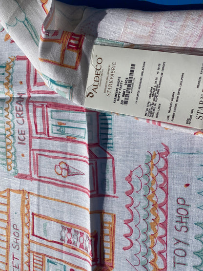 52 Berkbox104 Square Scalamandre Aldeco Kermesse Shops Happy Party White Linen Kids Nursery