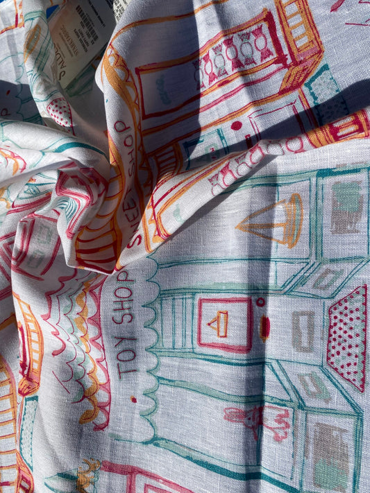 52 Berkbox104 Square Scalamandre Aldeco Kermesse Shops Happy Party White Linen Kids Nursery