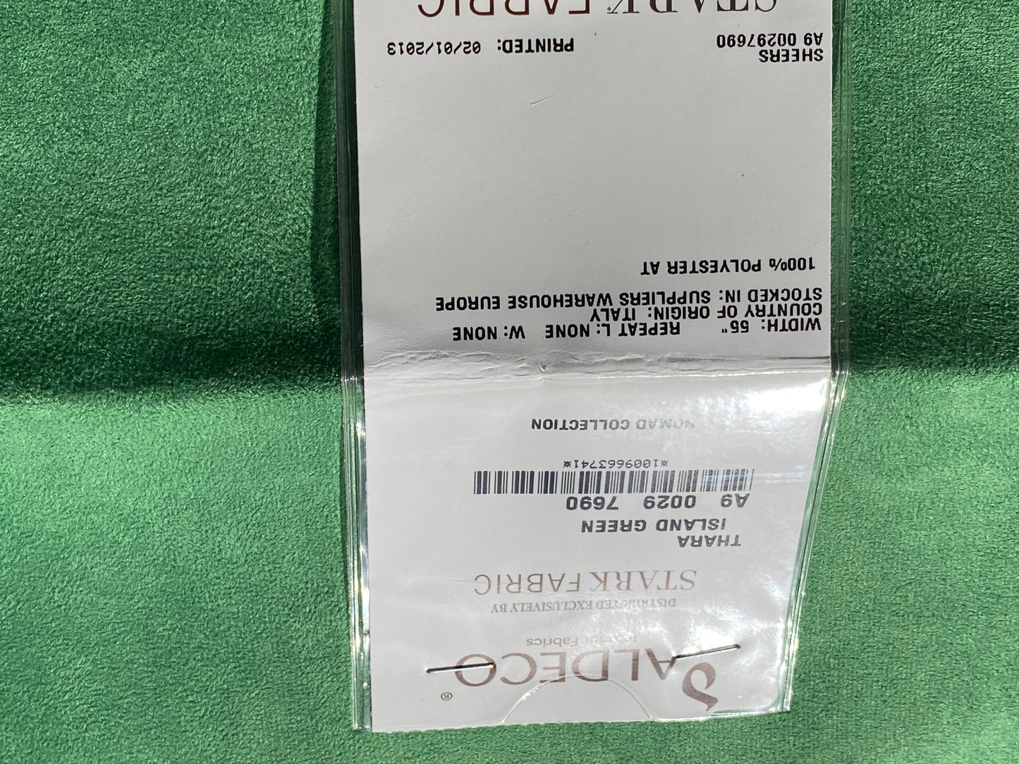 1 Berkbox105 Square Scalamandre Aldeco Thara Island Faux Leather Solid Polyester - 16 Pieces with different colors 13"width 26" Long