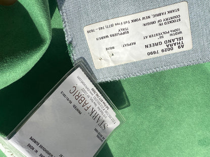 1 Berkbox105 Square Scalamandre Aldeco Thara Island Faux Leather Solid Polyester - 16 Pieces with different colors 13"width 26" Long