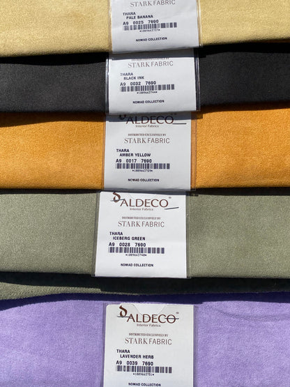 1 Berkbox105 Square Scalamandre Aldeco Thara Island Faux Leather Solid Polyester - 16 Pieces with different colors 13"width 26" Long