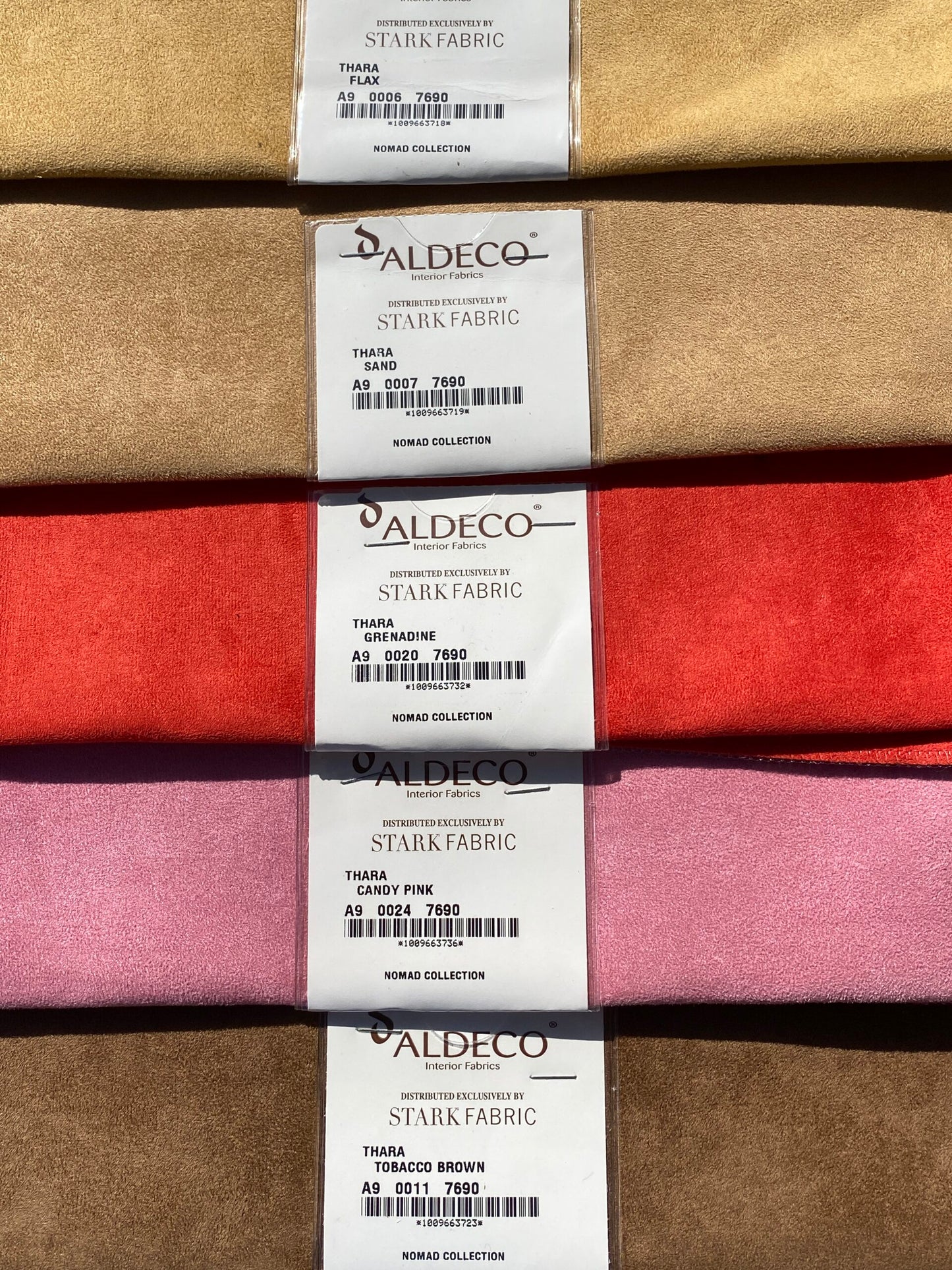 1 Berkbox105 Square Scalamandre Aldeco Thara Island Faux Leather Solid Polyester - 16 Pieces with different colors 13"width 26" Long