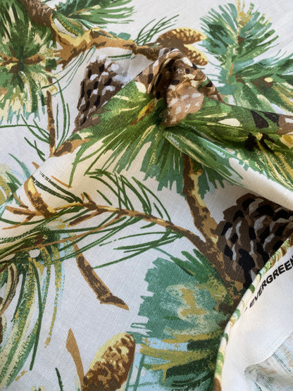 12 BerkBox95 Printed Fabrics by Scalamandre Square Evergreen Blue Print MSRP USD 441/yard