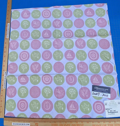 Scalamandre Dozens O'Dots - Pink Lime