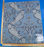 29 Berkbox9 Length Scalamandre Print 26x25 Inches Hudson Belle Jardin Collection Paisley Printed Cotton Sateen Belle Jardin Collection Fr France MSRP USD 216/y