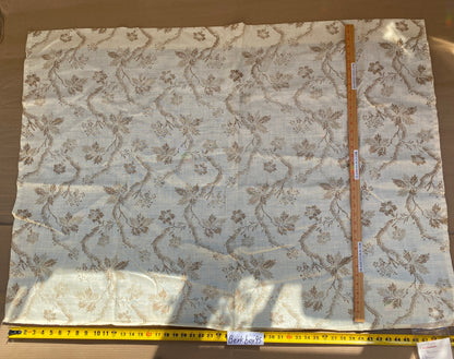 14 BerkBox95 Printed Fabrics by Scalamandre Duden Lodge Neutral Brown Beige Botanical Foliage Linen MSRP 238/y