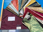 3 Berkbox105 Square Scalamandre Lelievre Paris Frenesie M1 Plain Solid Polyester Taffeta – 34 Pieces with different colors 24.5″width 15″ Long