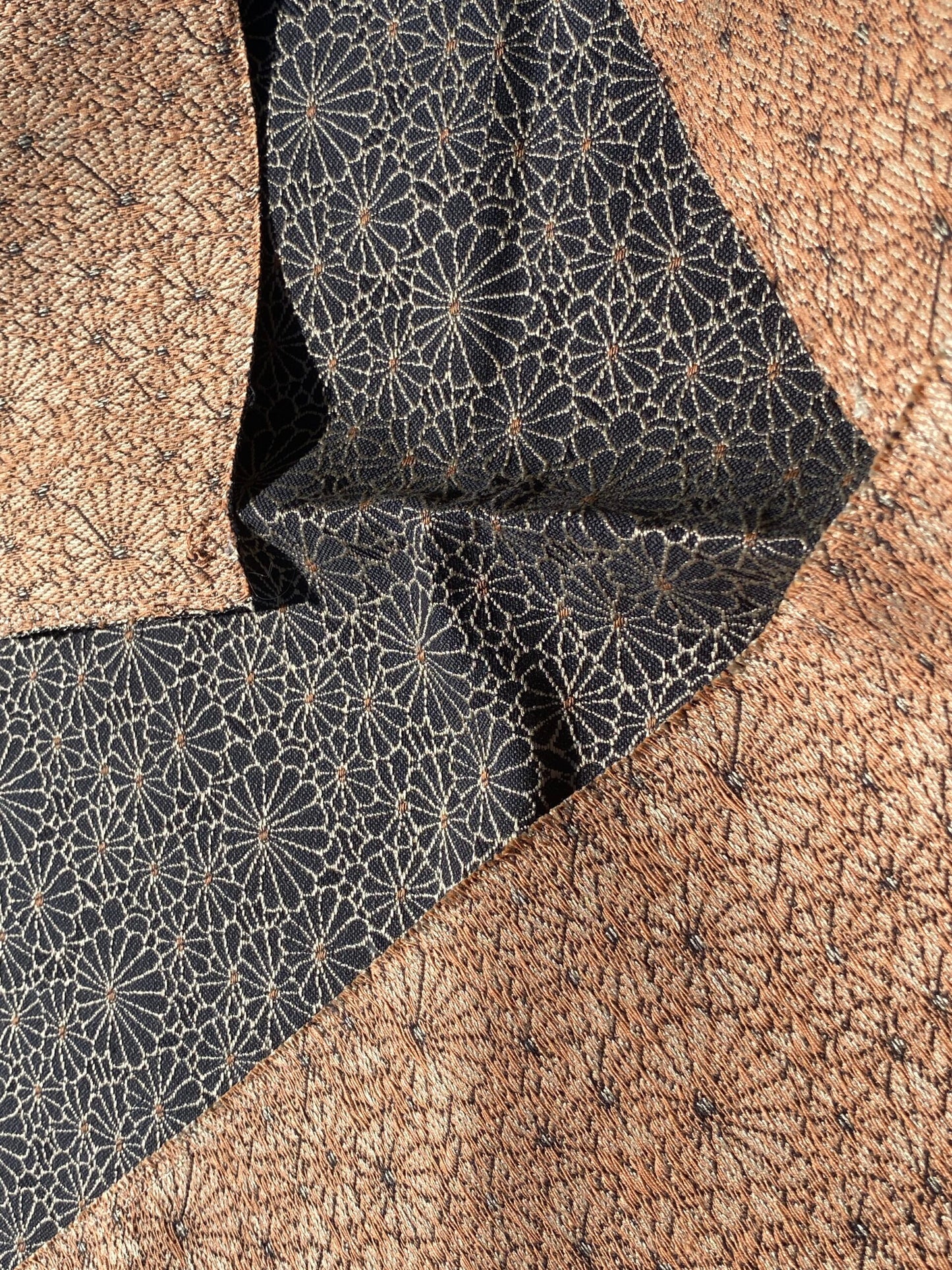 11 Berkbox105 Square Scalamandre Jean Paul Gaultier Obi Jacquard Noir Black White Floral Small Scale