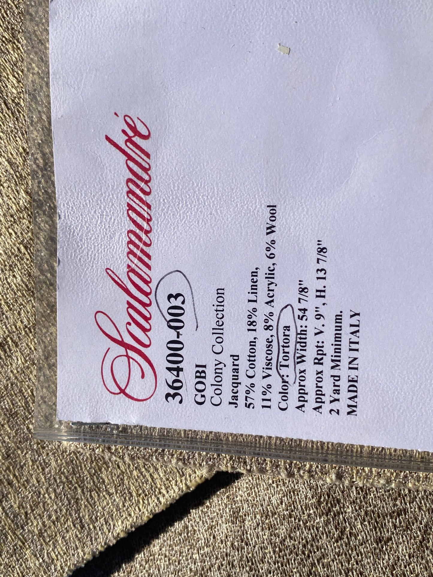 20 Berkbox105 Square Scalamandre  Gobi Tortora Dove Gray Jacquard Cotton Strie Texture