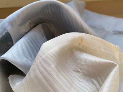 6 Berkbox96 Length Scalamandre Nautilo Eggshell 1.4yd White 1.5y Blue  Jacquard, Bird , Animal/ocean MSRP USD 302/y