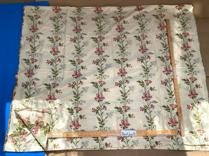7 Berkbox96 Length 2.4Yards Scalamandre Carlotta Vine Tourmaline &amp; Ivory MSRP USD 400+/yard