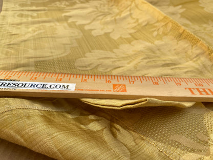 8 Berkbox96 Length Scalamandre Damask Gold Classic Floral Cotton Linen Renaissance 2.2y MSRP USD300+/y