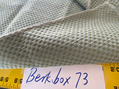 38 Berkbox73 Square Silk by Scalamandre Colony Rice Bean Artemisia Green Small Scale