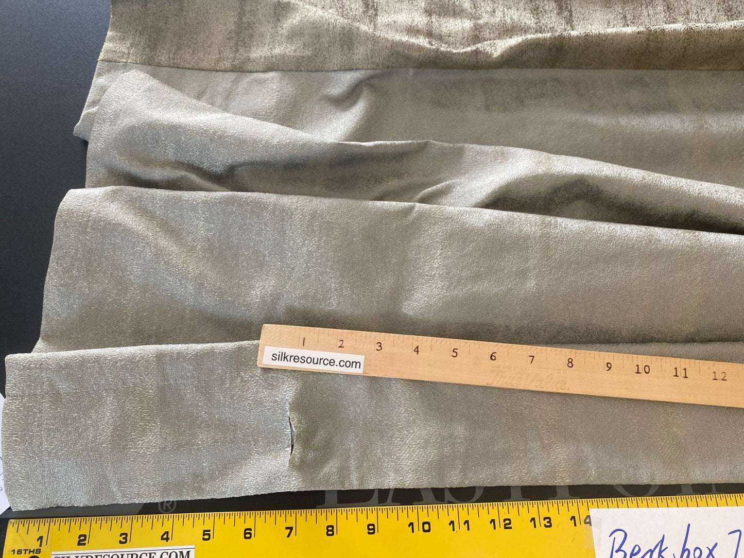 41 Berkbox73 Square by Scalamandre Aurora Silk Modern Semi Plain Abstract Pattern 3 Pieces with different Colorways 51"x30" each piece size