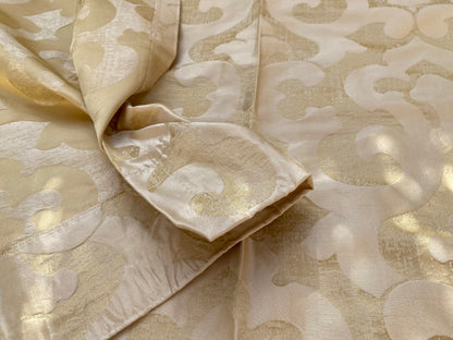 11 Berkbox96 Length Jacquards by Grey Watkins Alphonso Beige Silk Damask MSRP USD 228/y