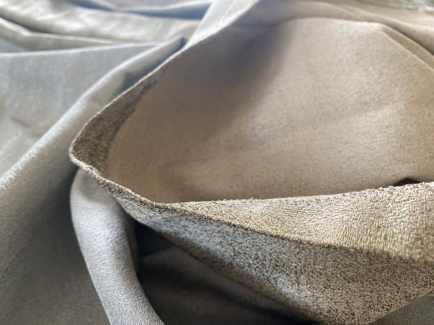 41 Berkbox73 Square by Scalamandre Aurora Silk Modern Semi Plain Abstract Pattern 3 Pieces with different Colorways 51"x30" each piece size