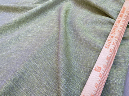 4.75yds X 120” Wide Scalamandre Semi-sheer Avocado Green Double Width