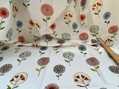 3 Berkbox97 Length Jacquard by Scalamandre Floral Fancy Blue White Coral Embroidery MSRP USD250+/y