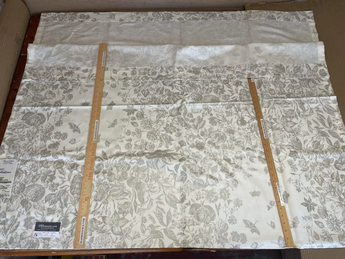 Scalamandre Floral Print - Silver