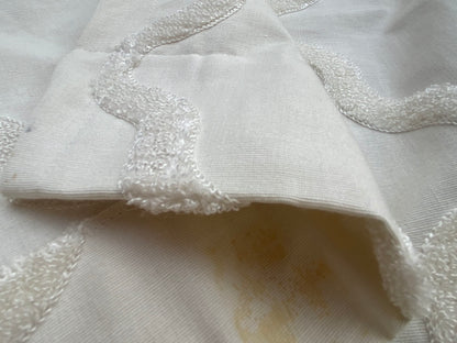 7 Berkbox97 Length Jacquard by Scalamandre Fonthill Astley Boucle Brown White Cream Diamond Ogee MSRP USD 338/Y