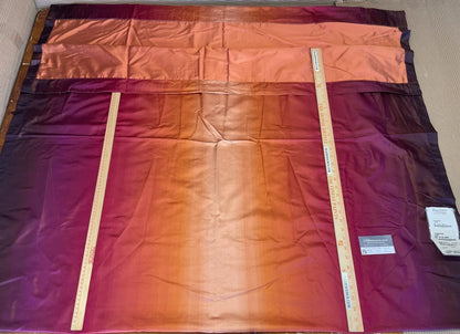 9 Berkbox1 Scalamandre Length 2.4yards Crescendo Ruby Silk satin ombré 100% silk Red Rose Orange Purple MSRP USD 624/y