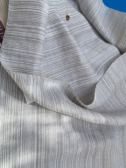 10 Berkbox97 Length Plains Texture by Houles Paris Idya Gray Stripe Texture MSRP USD 200+/y