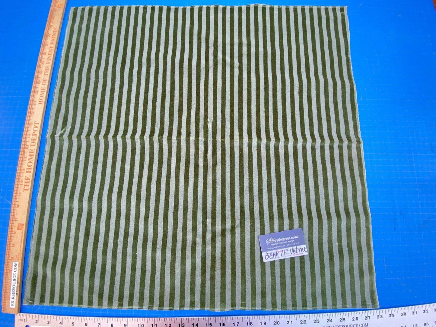 29 Berkbox11 Scalamandre Velvet Green Strips