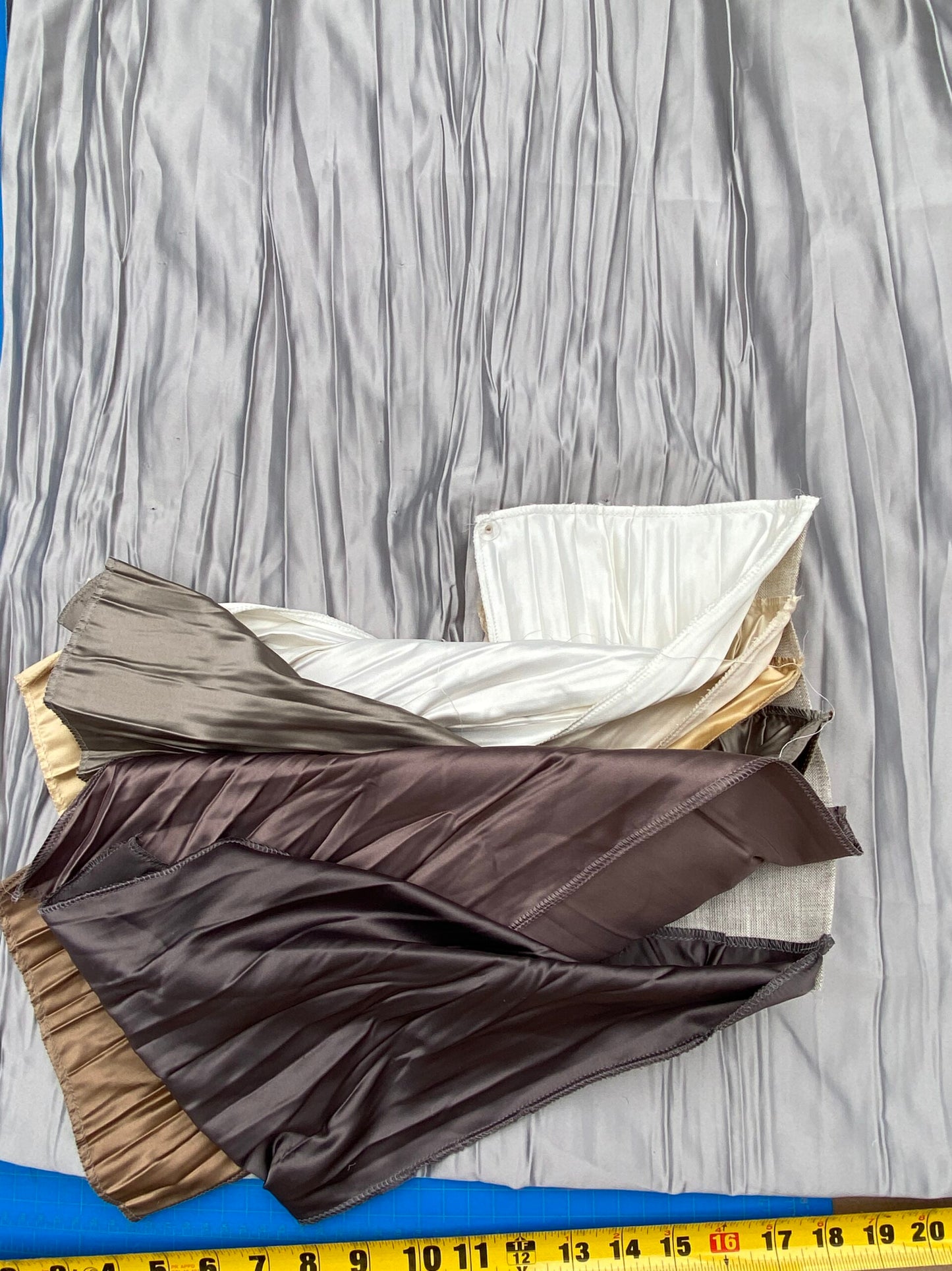 1 Berkbox98 Length Plains Texture by Christian Fischbacher Atlas Plisse Steel Gray Solid Polyester MSRP USD300+/y